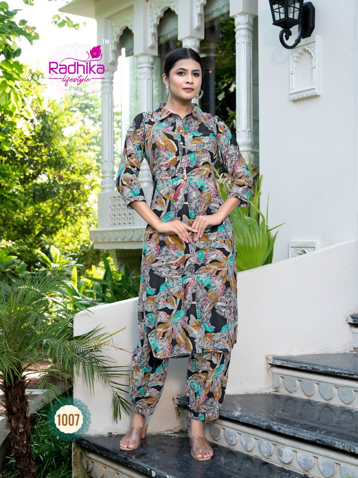 Radhika Floral Vol 1 Afghani Style Co Ord Set Kurtis Catalog